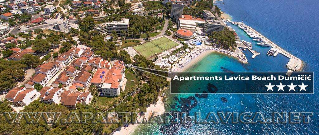 Apartments Lavica Beach Dumicic Podstrana Exterior foto
