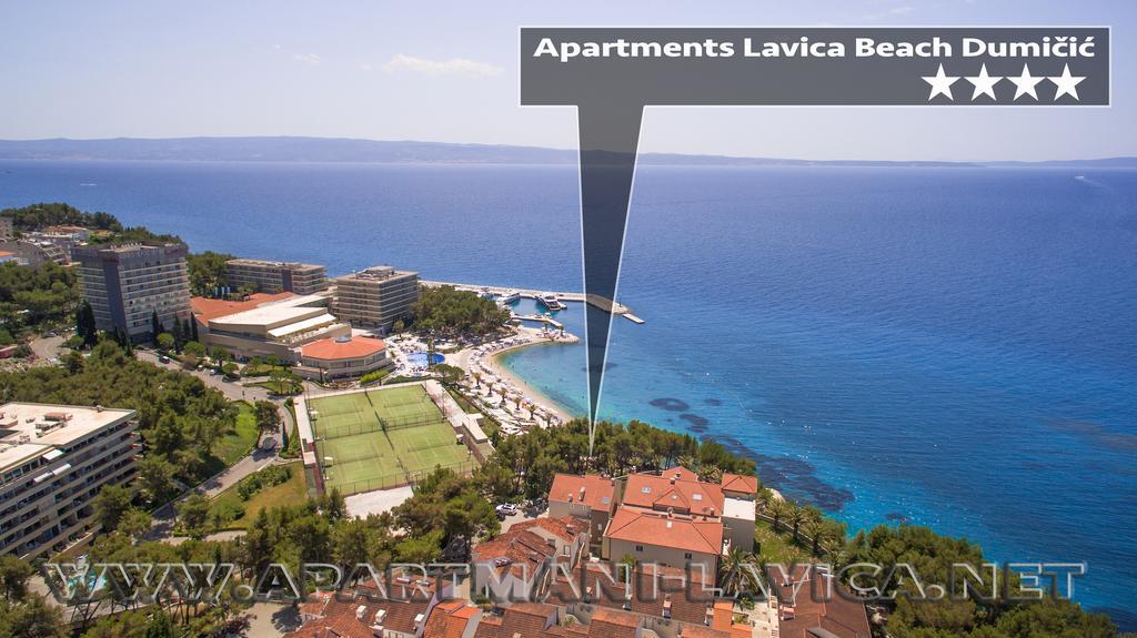 Apartments Lavica Beach Dumicic Podstrana Exterior foto